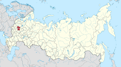 Map of Russia (2014–2022) - Moscow Oblast